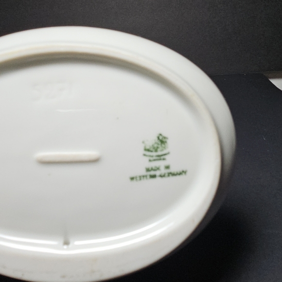 Vintage Gerold Porzellan Song Birds Porcelain Soap Trinket Dish West Germany - Picture 5 of 6